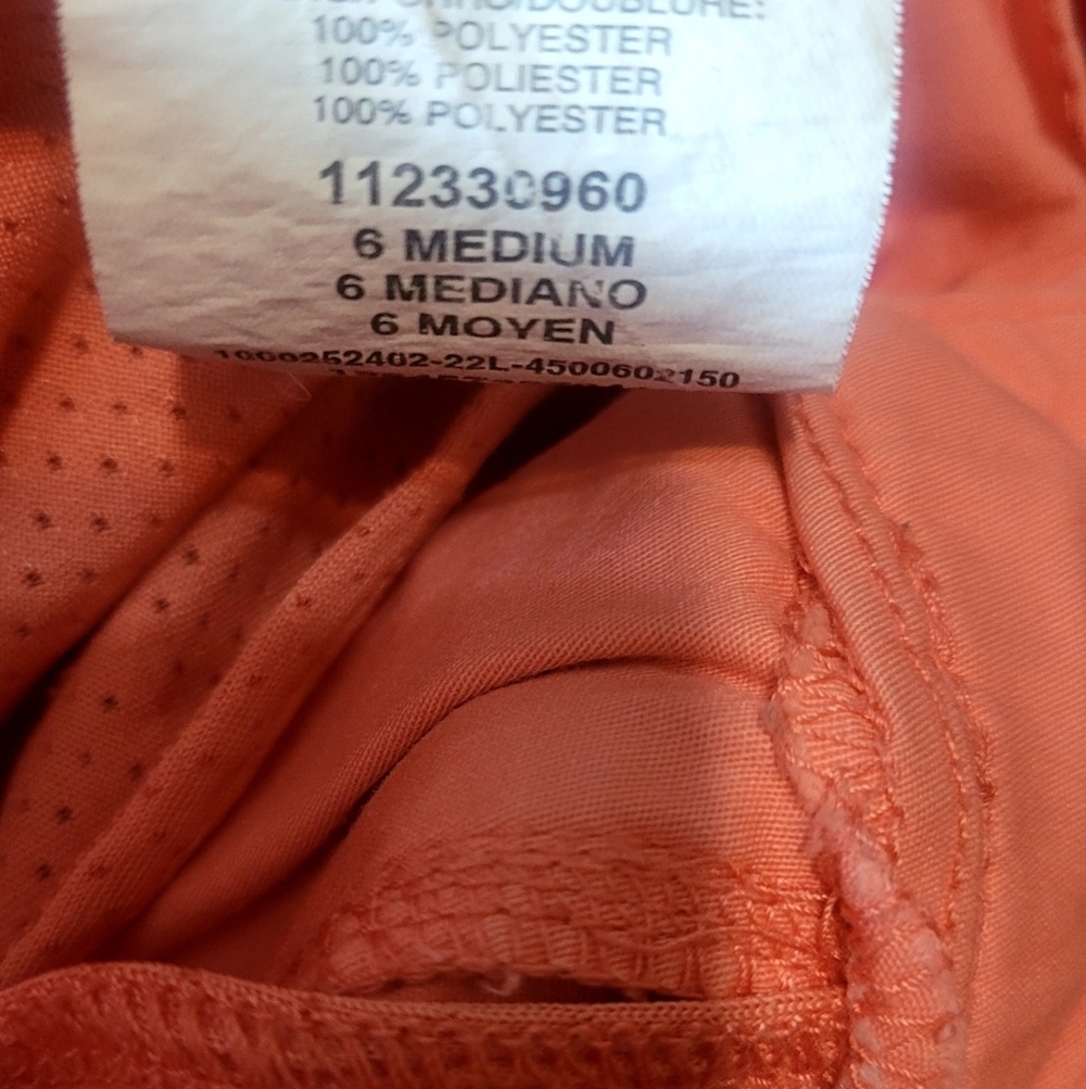 Lee Pastel Coral Skort with Front Pockets, And Beltloops - Picture 9 of 10